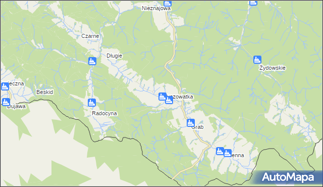 mapa Wyszowatka, Wyszowatka na mapie Targeo