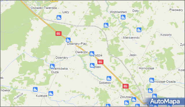 mapa Żodzie, Żodzie na mapie Targeo