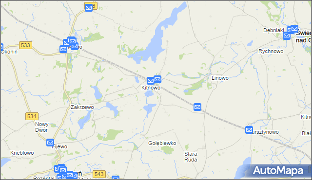 mapa Boguszewo gmina Gruta, Boguszewo gmina Gruta na mapie Targeo