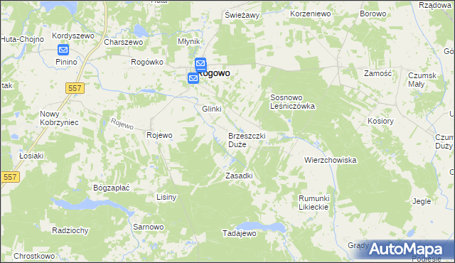 mapa Brzeszczki Duże, Brzeszczki Duże na mapie Targeo