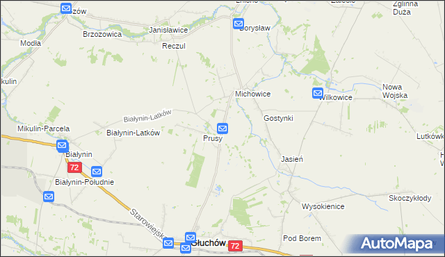 mapa Celigów, Celigów na mapie Targeo