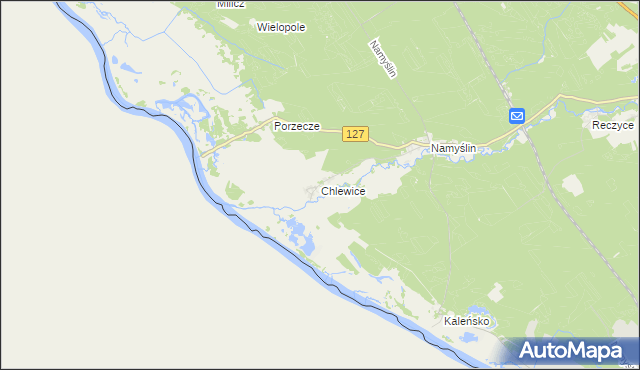 mapa Chlewice gmina Boleszkowice, Chlewice gmina Boleszkowice na mapie Targeo