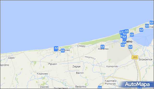 mapa Chłopy, Chłopy na mapie Targeo