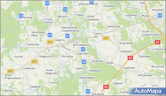 mapa Czachówek, Czachówek na mapie Targeo