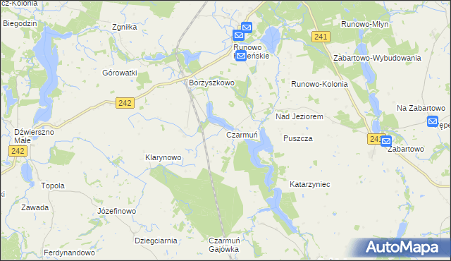 mapa Czarmuń, Czarmuń na mapie Targeo