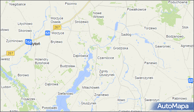 mapa Czarnocice, Czarnocice na mapie Targeo