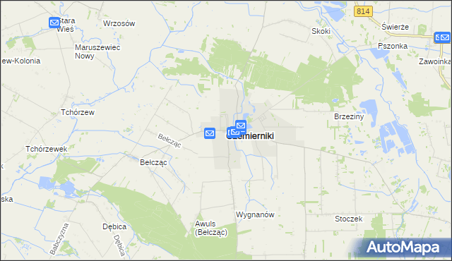 mapa Czemierniki, Czemierniki na mapie Targeo
