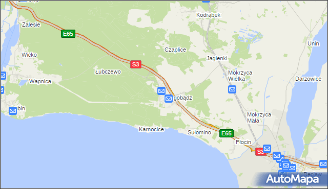 mapa Dargobądz, Dargobądz na mapie Targeo