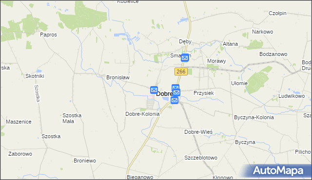 mapa Dobre powiat radziejowski, Dobre powiat radziejowski na mapie Targeo