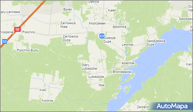 mapa Golesze-Parcela, Golesze-Parcela na mapie Targeo