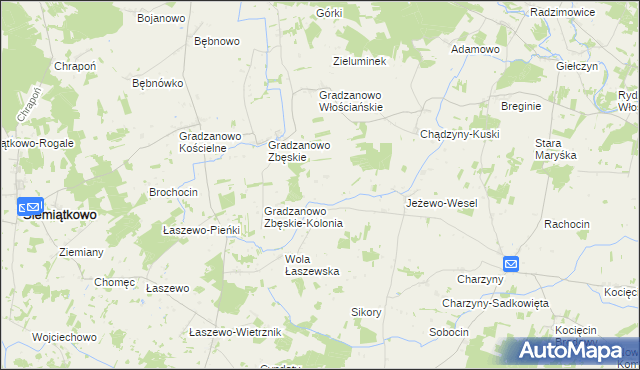 mapa Goszczk, Goszczk na mapie Targeo