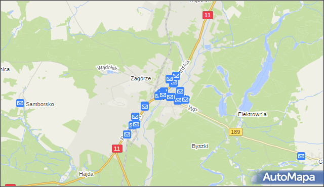 mapa Jastrowie, Jastrowie na mapie Targeo