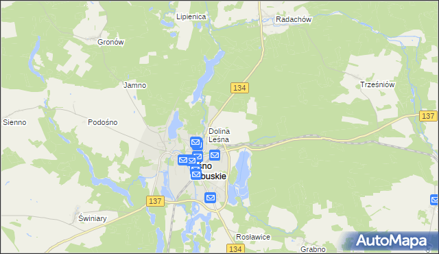 mapa Kochań, Kochań na mapie Targeo
