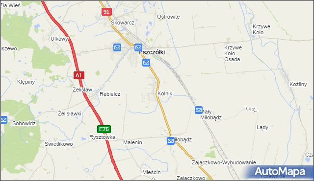 mapa Kolnik, Kolnik na mapie Targeo