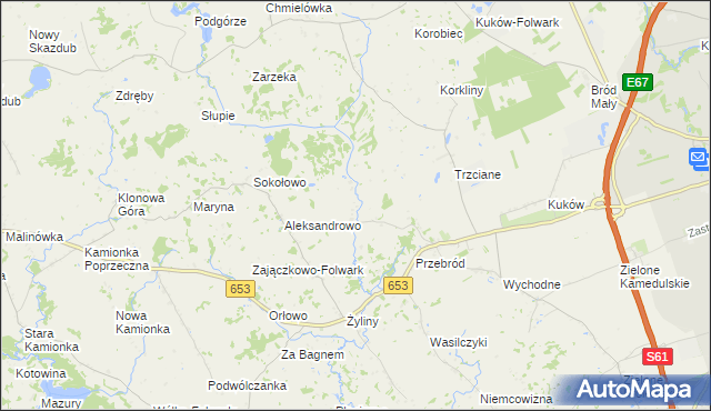 mapa Kropiwne Stare, Kropiwne Stare na mapie Targeo