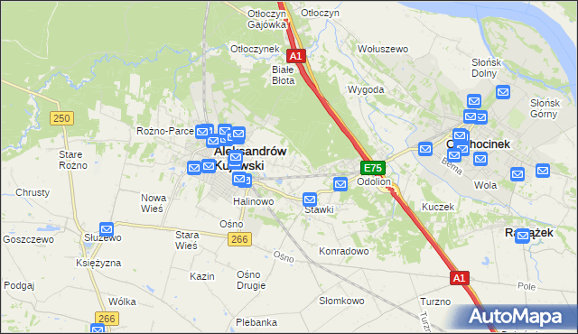 mapa Łazieniec, Łazieniec na mapie Targeo