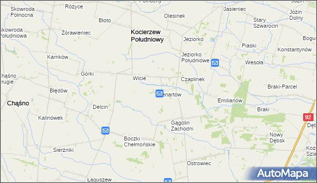 mapa Lenartów, Lenartów na mapie Targeo