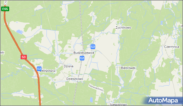 mapa Łoźnica, Łoźnica na mapie Targeo