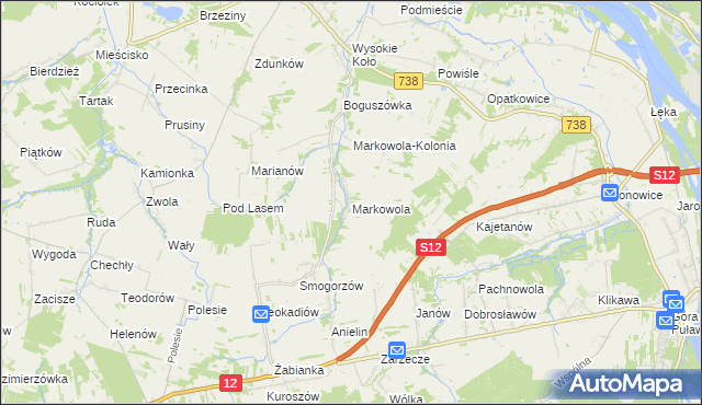 mapa Markowola, Markowola na mapie Targeo