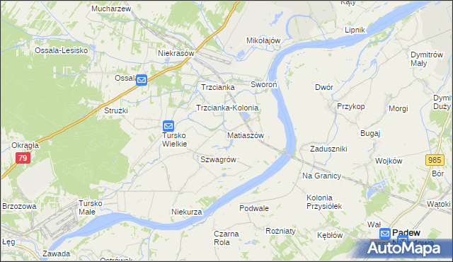mapa Matiaszów, Matiaszów na mapie Targeo