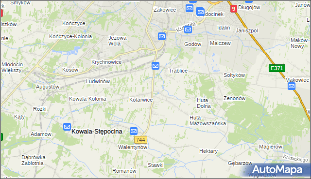 mapa Mazowszany, Mazowszany na mapie Targeo