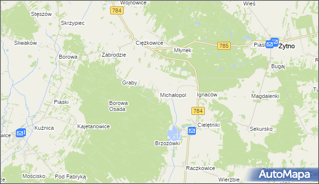 mapa Michałopol, Michałopol na mapie Targeo