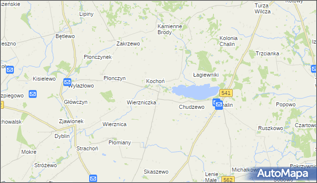 mapa Mokowo, Mokowo na mapie Targeo