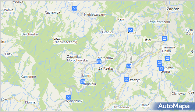mapa Morochów, Morochów na mapie Targeo