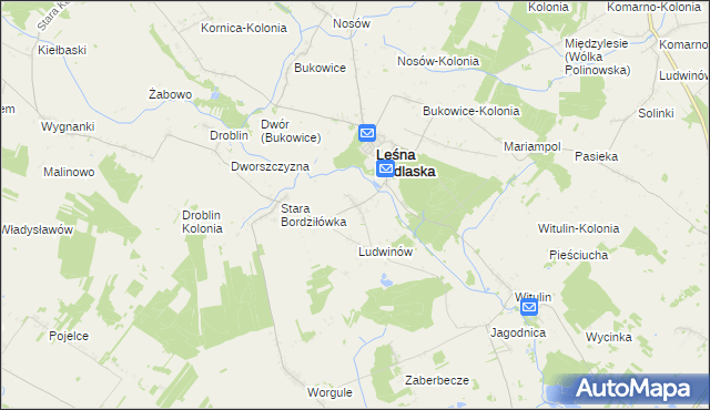 mapa Nowa Bordziłówka, Nowa Bordziłówka na mapie Targeo