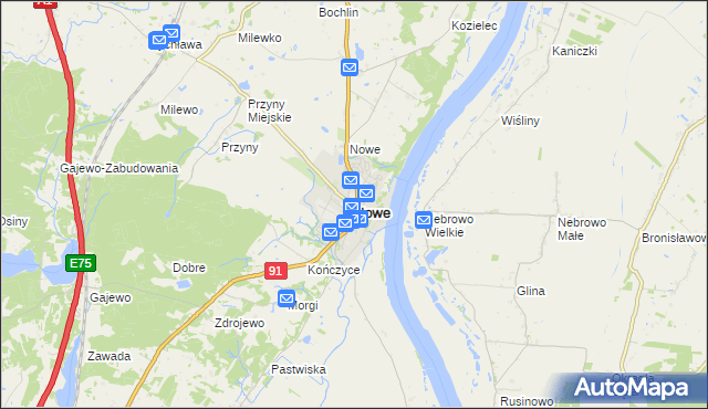 mapa Nowe powiat świecki, Nowe powiat świecki na mapie Targeo