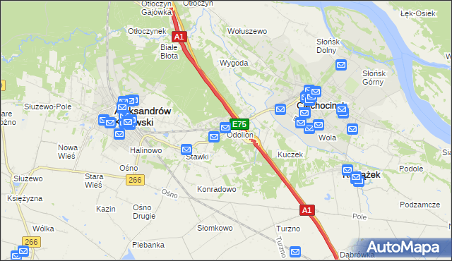 mapa Odolion, Odolion na mapie Targeo