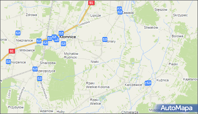 mapa Pacierzów, Pacierzów na mapie Targeo