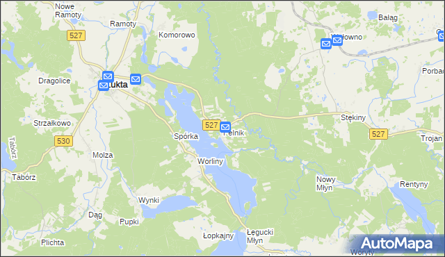 mapa Pelnik, Pelnik na mapie Targeo