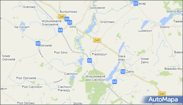 mapa Piastoszyn, Piastoszyn na mapie Targeo