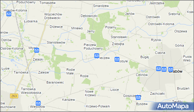 mapa Pieczew, Pieczew na mapie Targeo