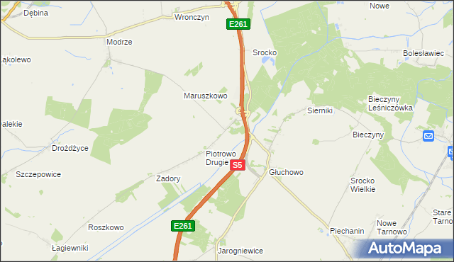 mapa Piotrowo Pierwsze, Piotrowo Pierwsze na mapie Targeo