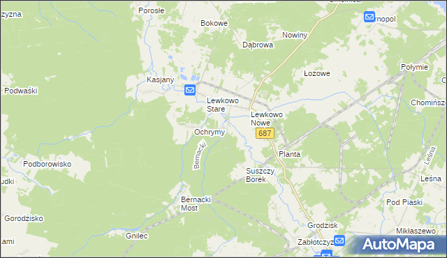 mapa Podlewkowie, Podlewkowie na mapie Targeo