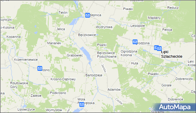 mapa Podstole, Podstole na mapie Targeo