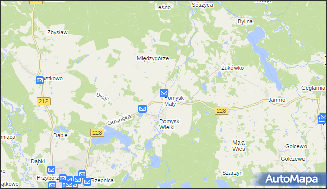 mapa Pomysk Mały, Pomysk Mały na mapie Targeo