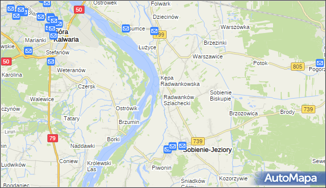 mapa Radwanków Szlachecki, Radwanków Szlachecki na mapie Targeo