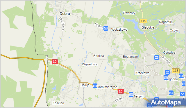 mapa Redlica, Redlica na mapie Targeo