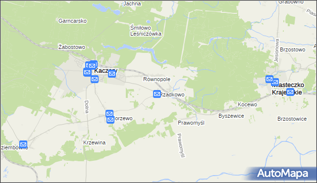mapa Rzadkowo, Rzadkowo na mapie Targeo