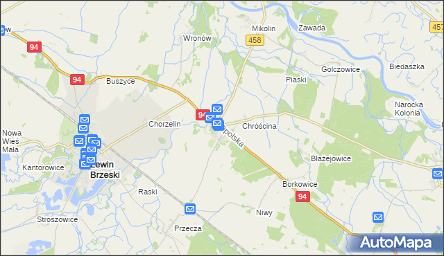 mapa Skorogoszcz, Skorogoszcz na mapie Targeo