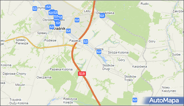 mapa Słodków Pierwszy, Słodków Pierwszy na mapie Targeo