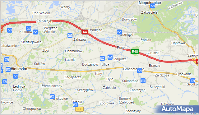 mapa Słomiróg, Słomiróg na mapie Targeo