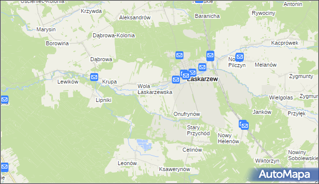 mapa Sośninka, Sośninka na mapie Targeo