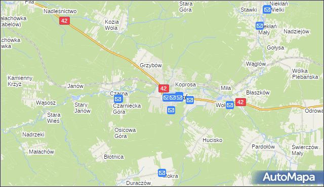 mapa Stąporków, Stąporków na mapie Targeo