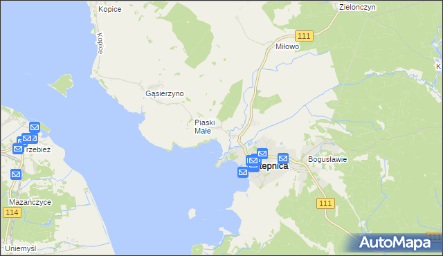 mapa Stepniczka, Stepniczka na mapie Targeo