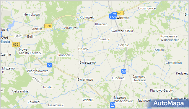 mapa Świeszewko, Świeszewko na mapie Targeo