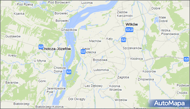 mapa Szkuciska, Szkuciska na mapie Targeo